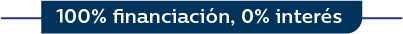 100%, 0% interés